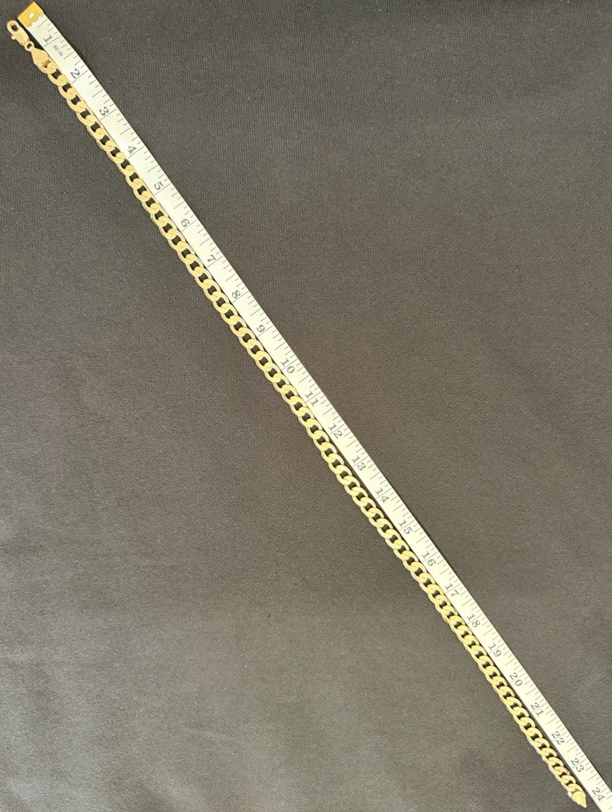 18K Gold Filled Cuban Link Chain, 10mm, 24″ New