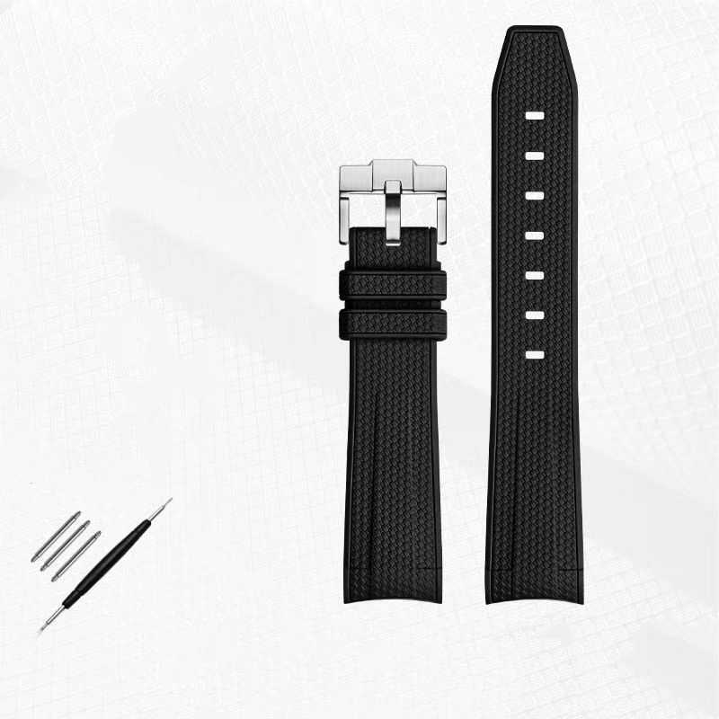 20mm Premium Rubber Watch Strap Band Bracelet Fits Omega Speedmaster Moonwatch