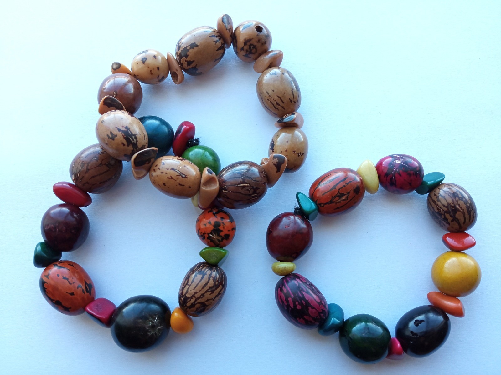 🔥Wholesale 15 Handmade Unique Peruvian Amazon Seed Bracelets Mixed Designs🔥