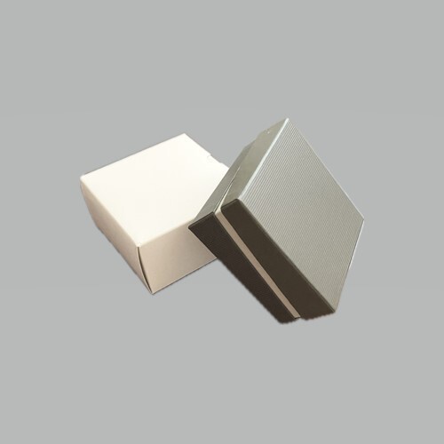 Gray jewelry gift box with necklace earrings ring foam insert -Box of 10pcs