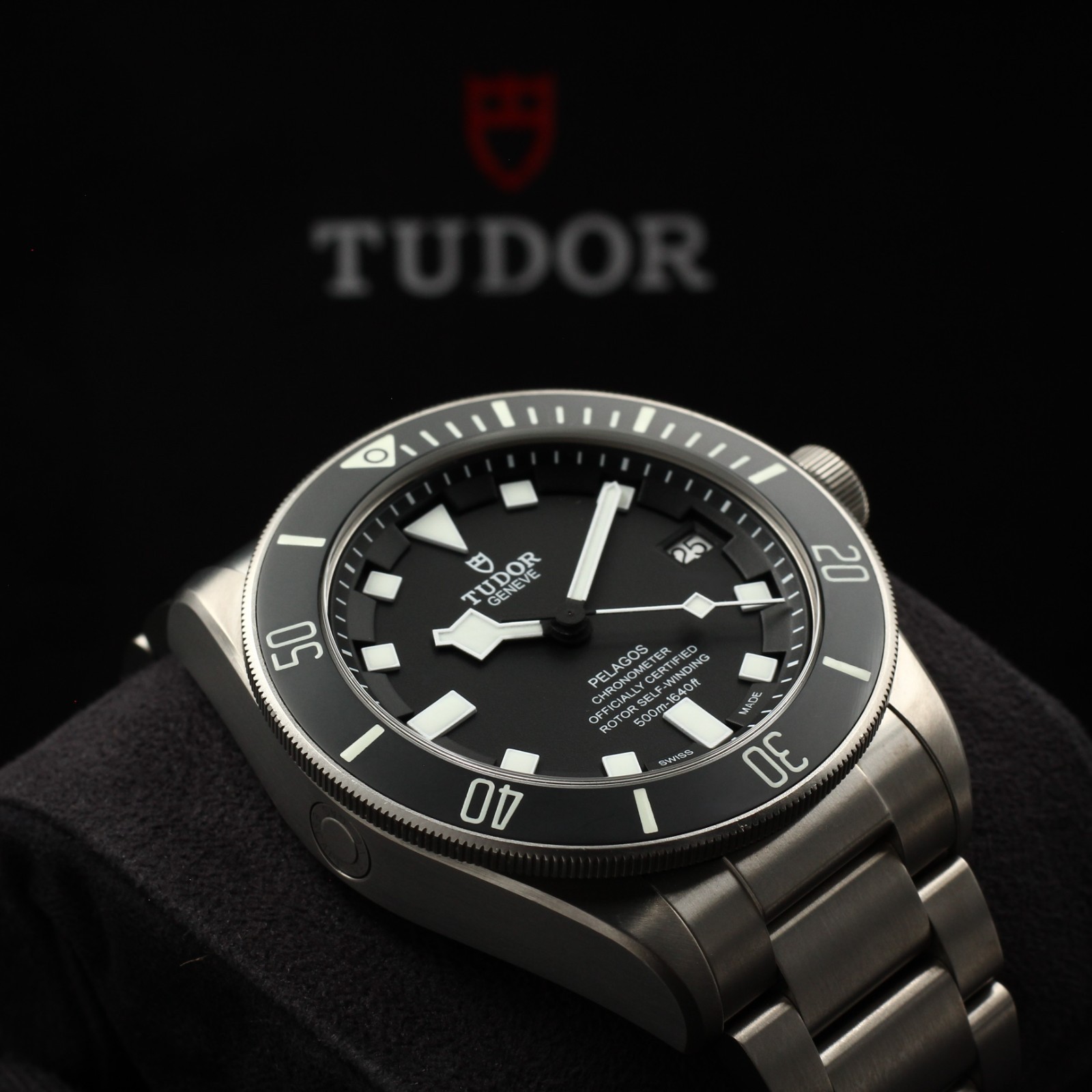 Tudor Pelagos Stealthy Black Titanium Diver, Ultra-Rugged 25600TN