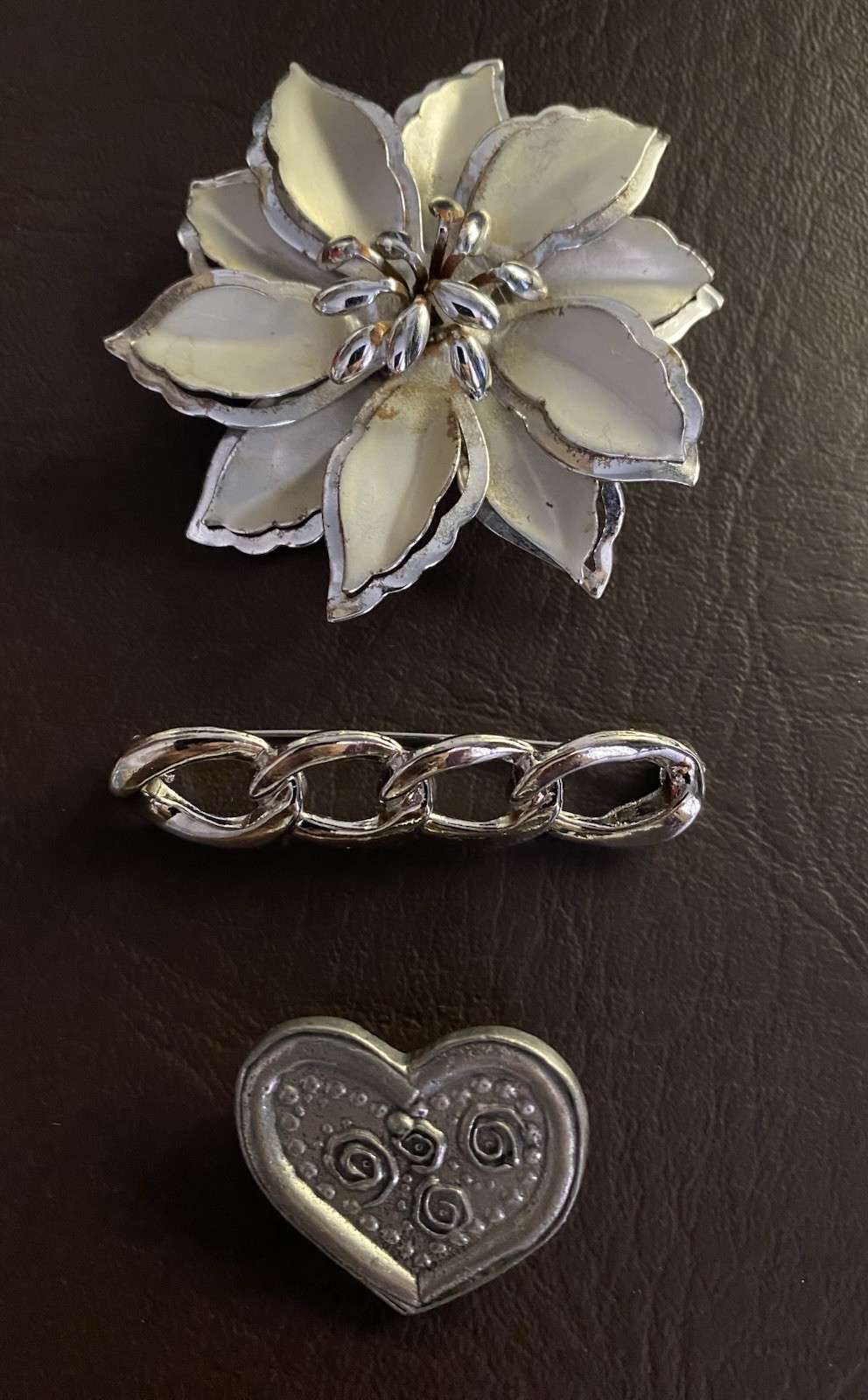 Vintage to Modern Rhinestone Mixed Metal Brooch Pin Lot – Set of 21 Brooches