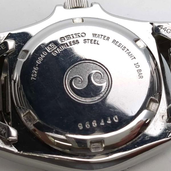 SEIKO Diver 7S26-0040 Black Case Size 40mm Wrist Size 18.5cm Used Watch #91023