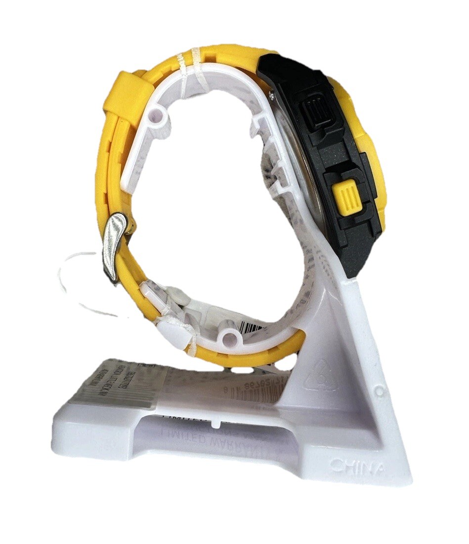 Armitron Unisex Yellow Digital Sport Watch 40/8489BYLWM Men’s Alarm Instalite
