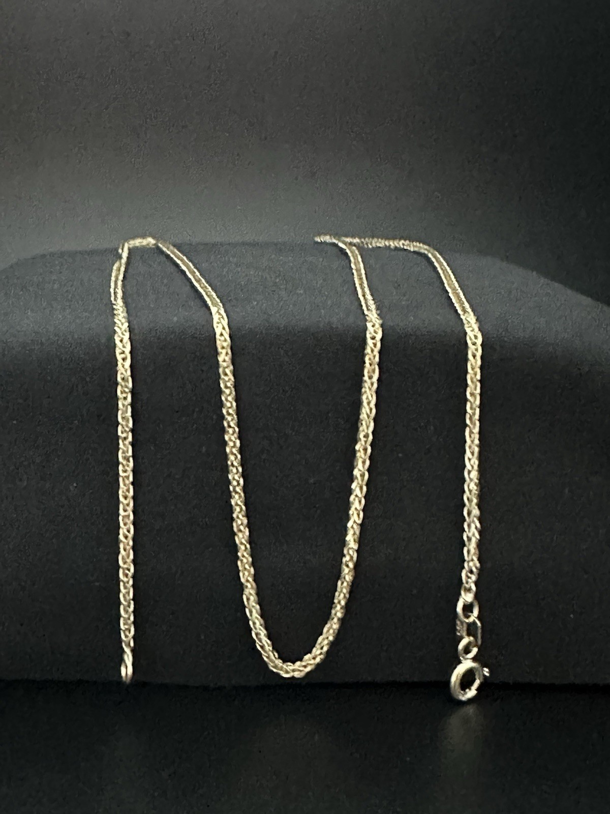 14K Yellow Gold Spiga Wheat Chain Necklace 22” 2.0mm 585 Hallmark Genuine Gold