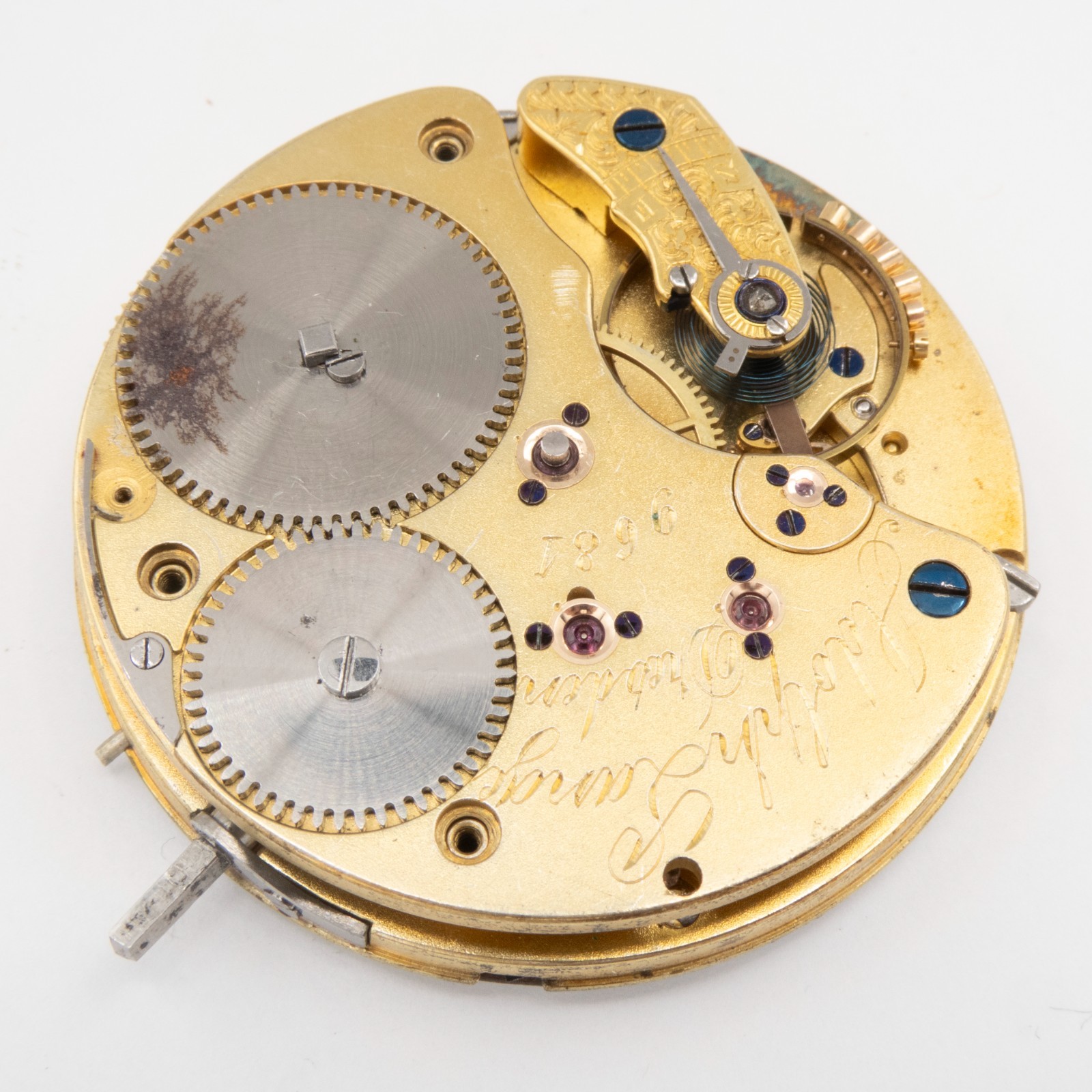 Partial A. Lange 43.7 x 9.8 mm Antique Pocket Watch Movement