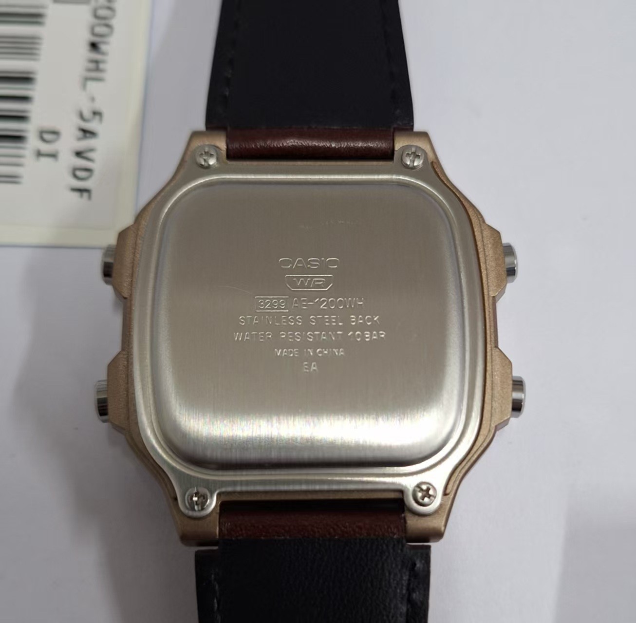 Casio AE-1200WHL-5A Mens Watch Digital Sports World Leather Band AE1200WHL5A