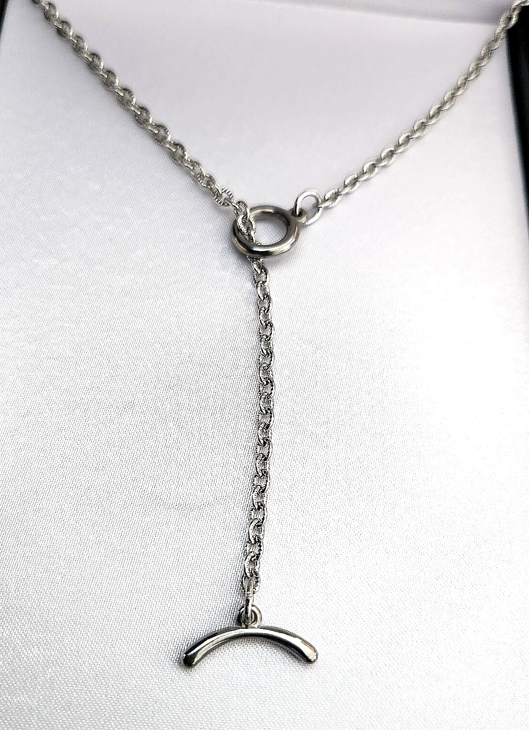 Fine Stainless Steel T Bar Toggle Embossed Cable Chain Necklace 2.85MM 16″ – 24″