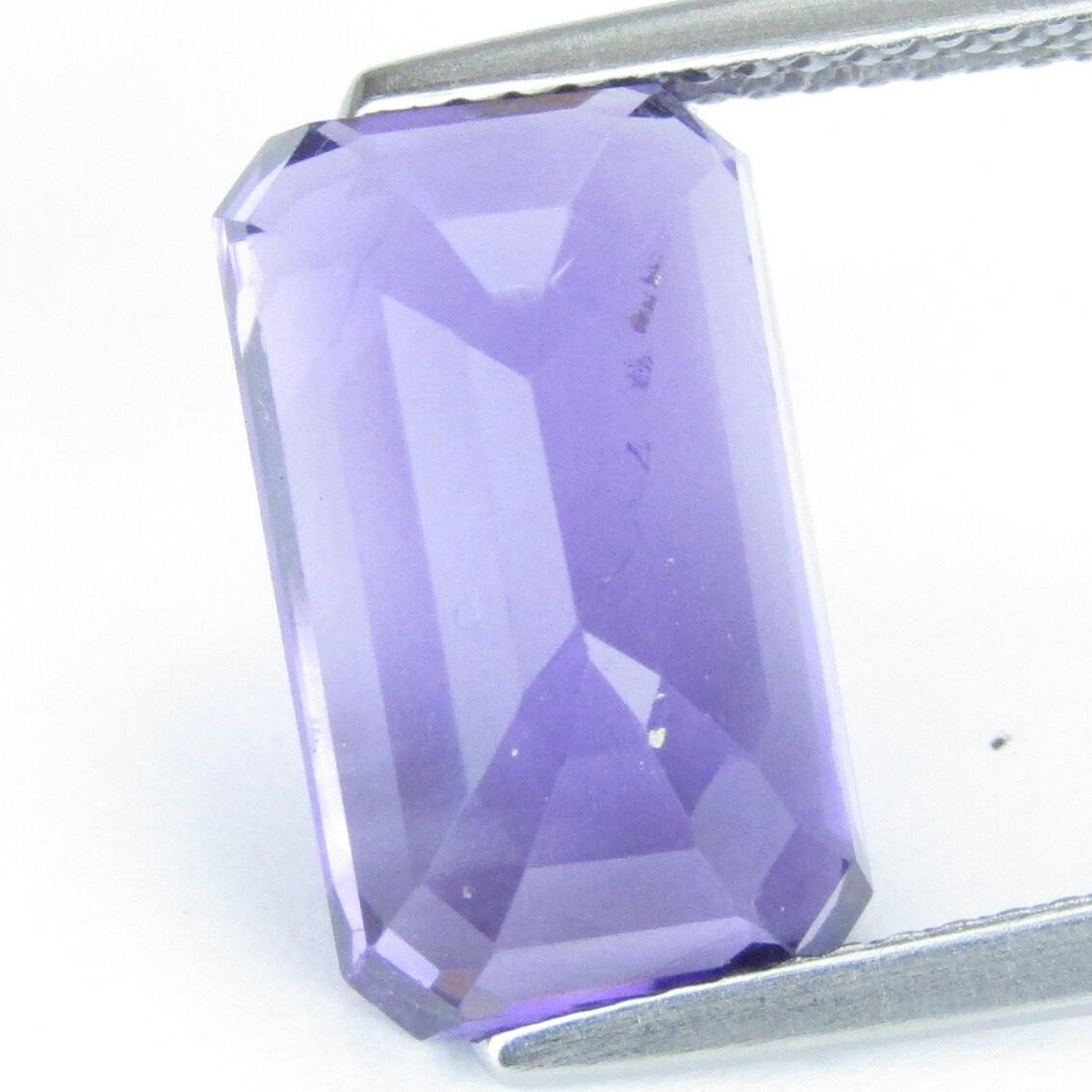 6.97Cts Genuine 100% Natural Amethyst Emerald Cut Loose Gemstone