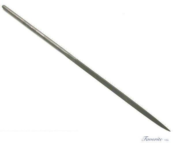 GLARDON VALLORBE SWISS NEEDLE FILE THREE SQUARE-16cm Cut # 00-0-1-2-3-4-6 LA2407