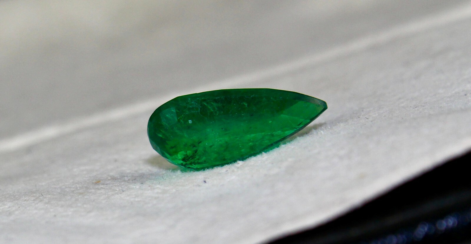 Gtl Certified Natural Zambian Emerald Pear 5.76 Ct Loose Gemstone Ring Pendant