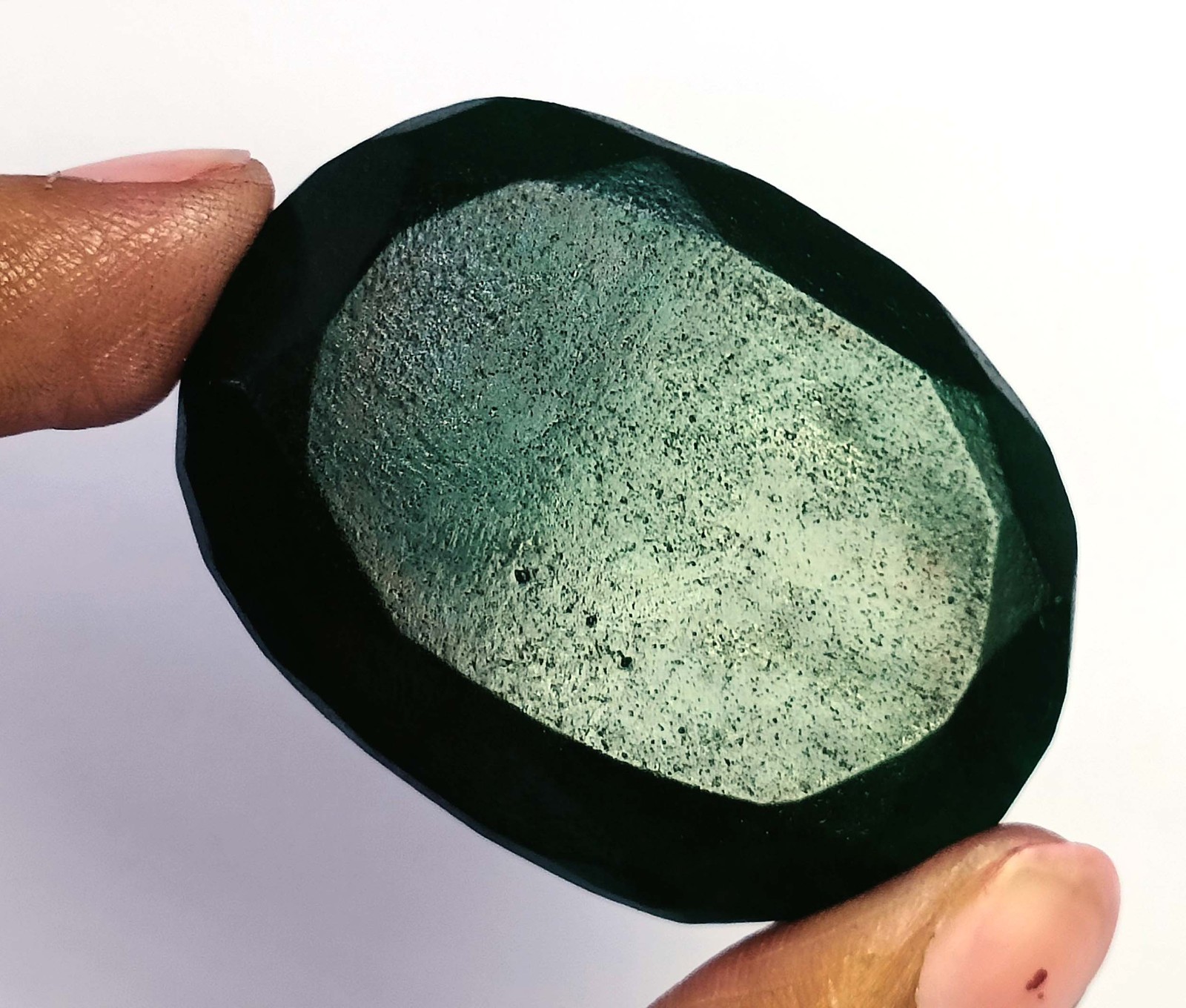 Elegant Quality Natural Green Emerald 114 Ct Oval Shape IGL Gemstone 6AHL