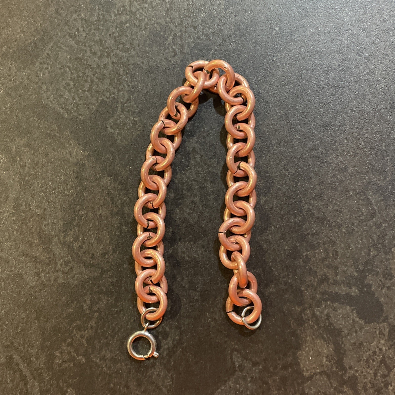 1 Ounce .999 Pure Solid Copper Bracelet Persian 4-1 Chainmail Handmade By Sabona
