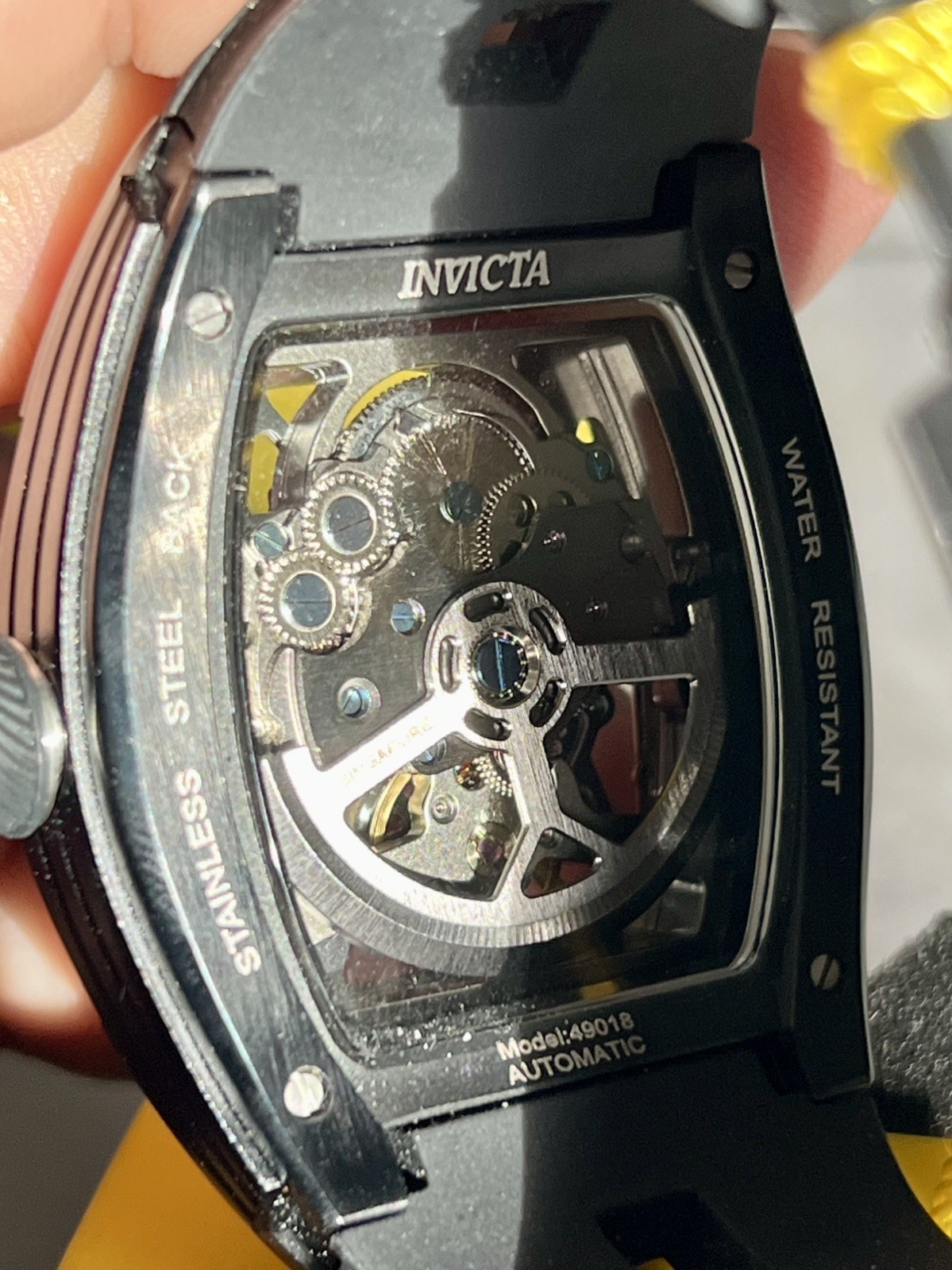 Invicta 49018 S1 Rally Automatic Skeleton Dial Men’s Watch 44mm All Black