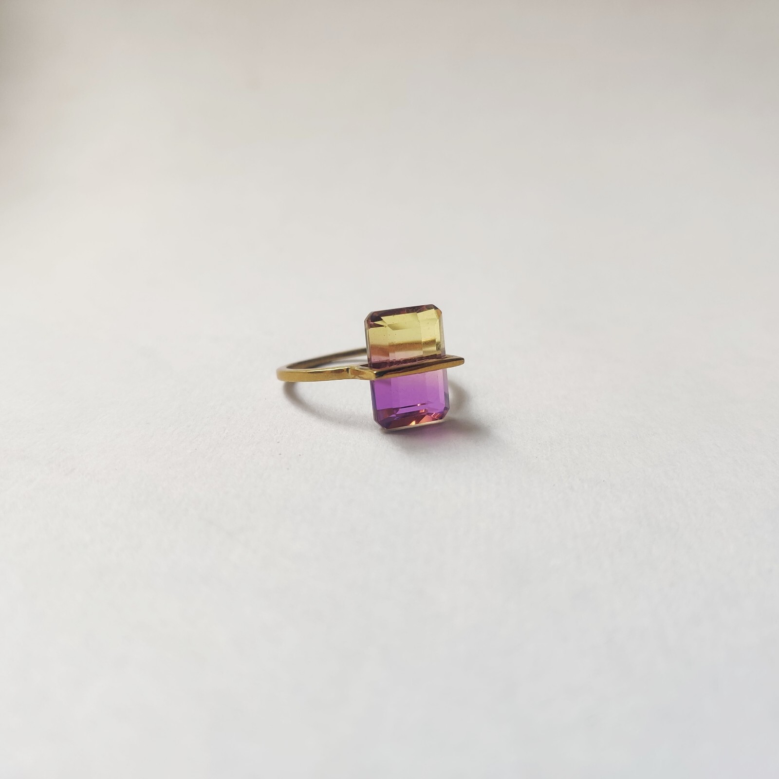 925 Starling Silver Created Amethyst Ring Size 7 Handmade Art And Deco Victorian