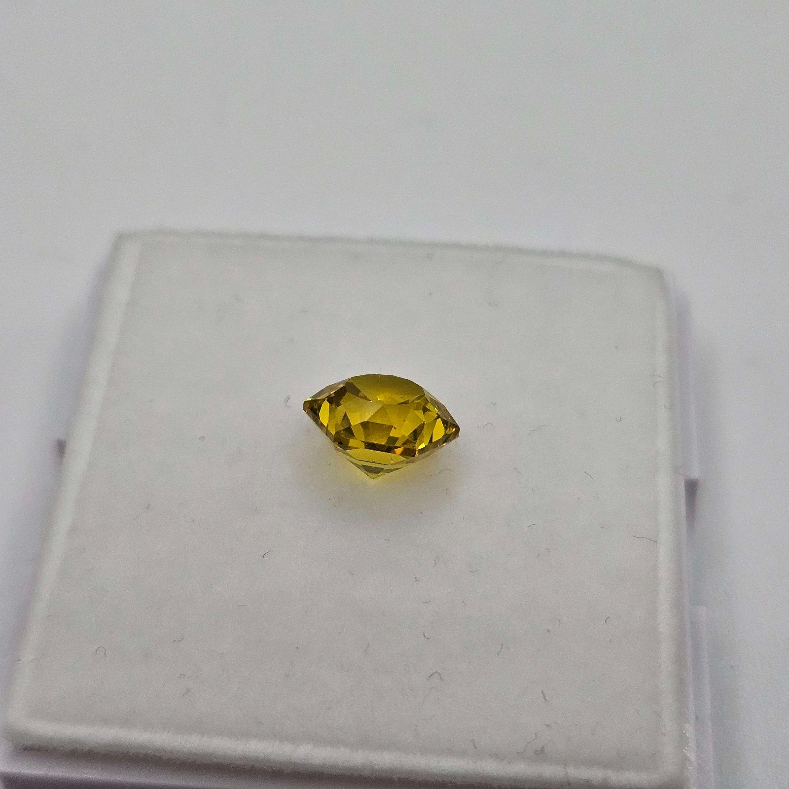 Artisan YAG Garnet 3.705ct Prism glow | Radiant Brilliant Hexagon | LAB