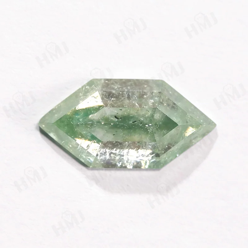 All Shape Salt & Pepper Moissnite Diamond Hexagon Kite Cut for Ring DIY Jewelry