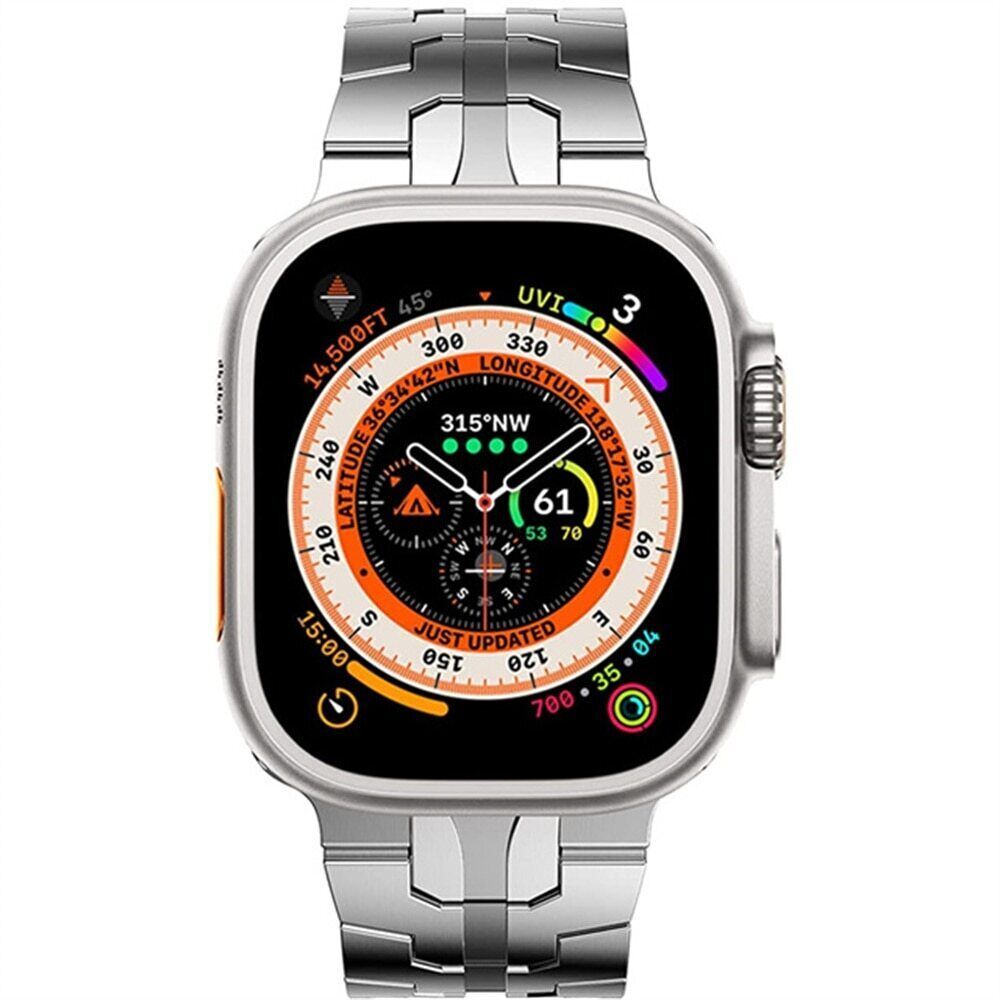 Titanium Metal Band Strap+TPU Case For Apple Watch Ultra 3 11 10 9 8 7 6 38-49mm