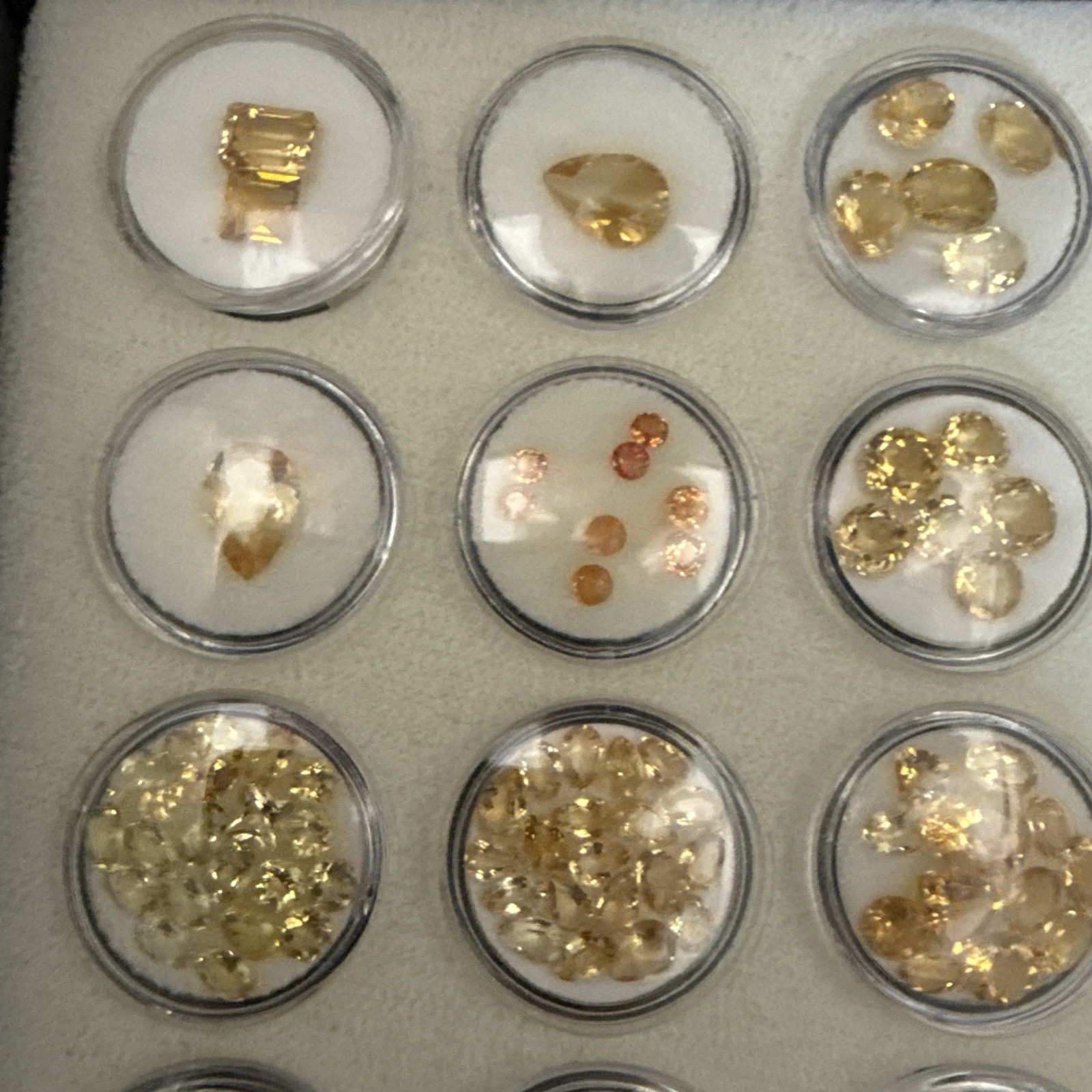 Natural Mixed Cut gems as-is seen in photo: Citrine + more, 100’s of carats. USA