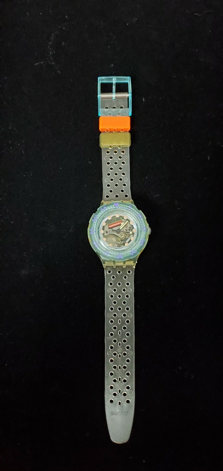 Swatch watch unisex New with Original Case JELLY BUBBLES.