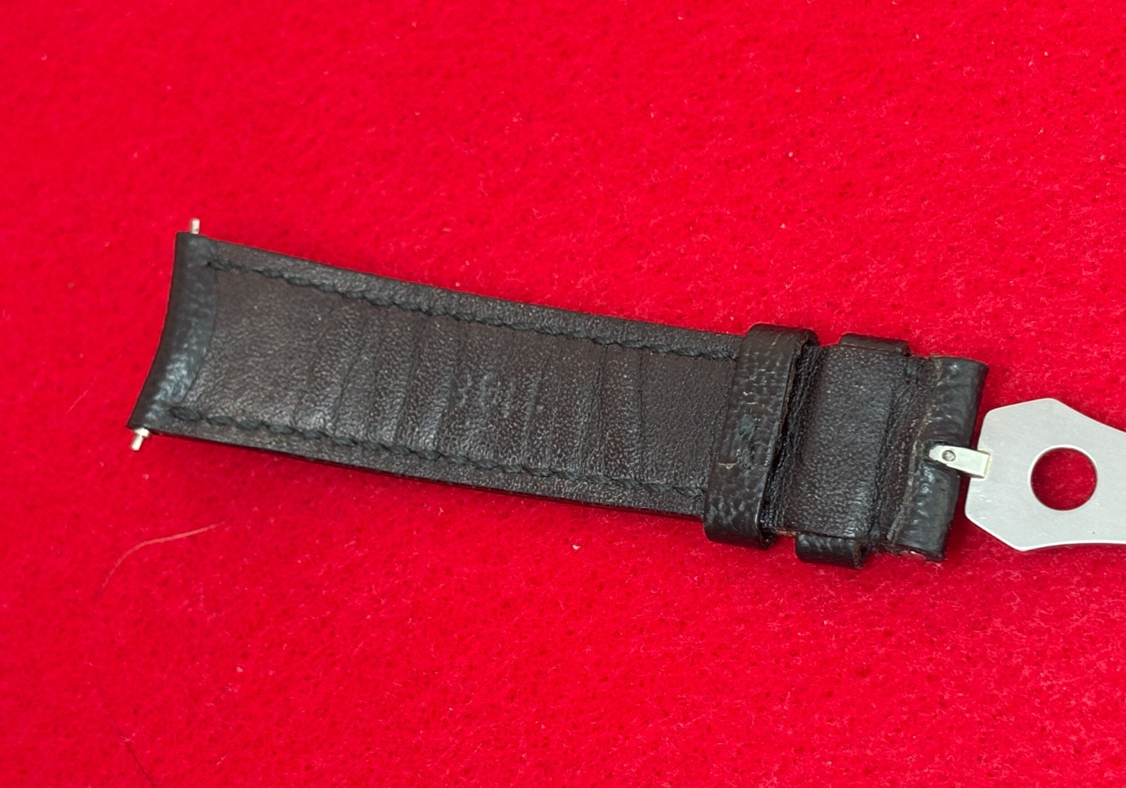 IWC Portofino OEM 18mm Black Strap for Model 3513 with IWC Deployant Clasp
