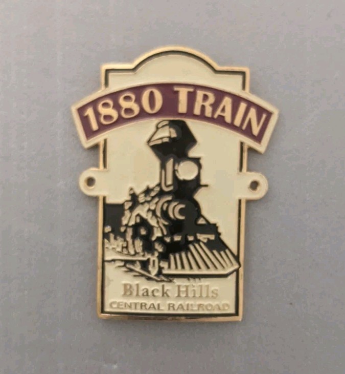 ​1880 Train Black Hills Railroad Hiking Stick Medallion LW Bristol Made in USA