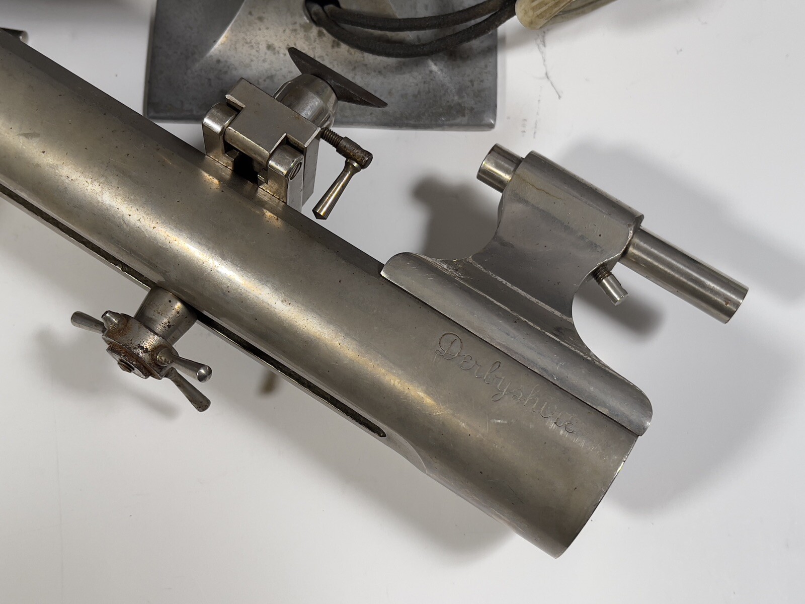 Derbyshire Watchmaker Lathe, Hard, 8mm with Hamilton Beach Motor (Read)