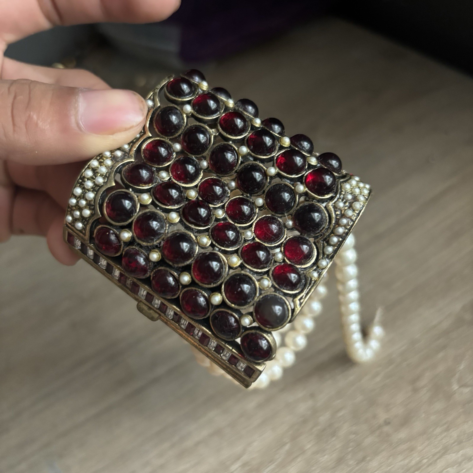 Vintage Bijoux BEAUTIFUL gem Bracelet UNIQUE