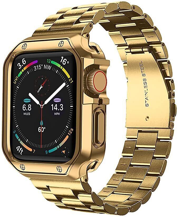 Stainless Steel Band Strap+TPU Case For Apple Watch Series 11 10 9 8 7 6 Ultra 3