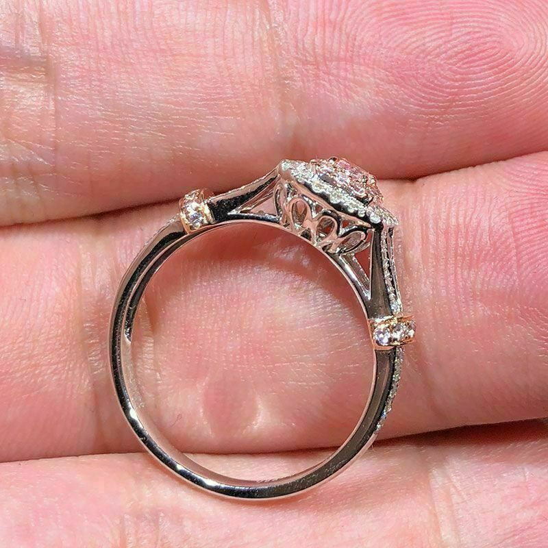 2.30Ct Lab-Created Sapphire Precious Halo Engagement Ring 14K White Gold Over