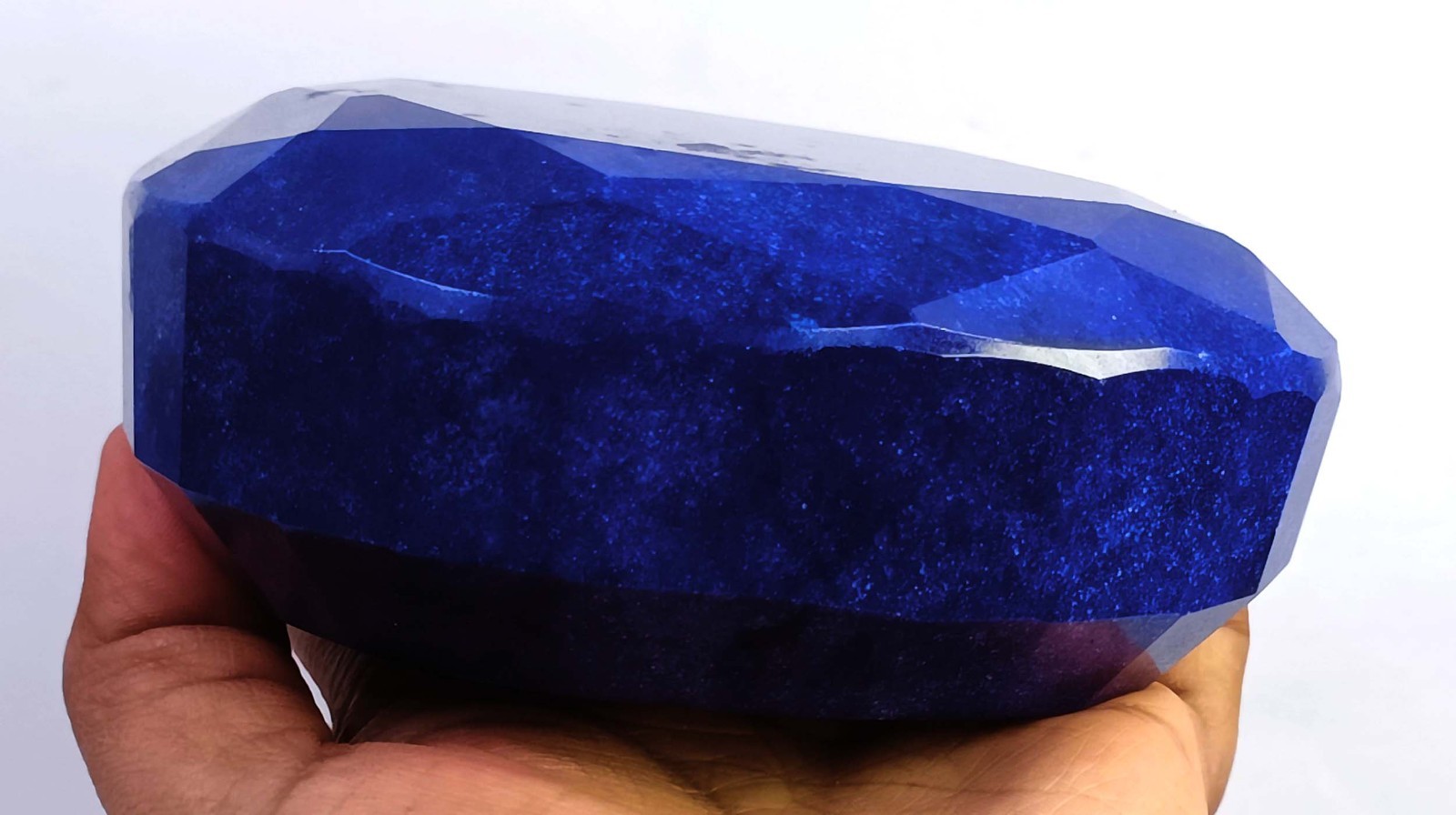 Brilliant Quality 3450.5 Ct Natural Blue Sapphire Oval Shape IGL Gemstone 6MHO
