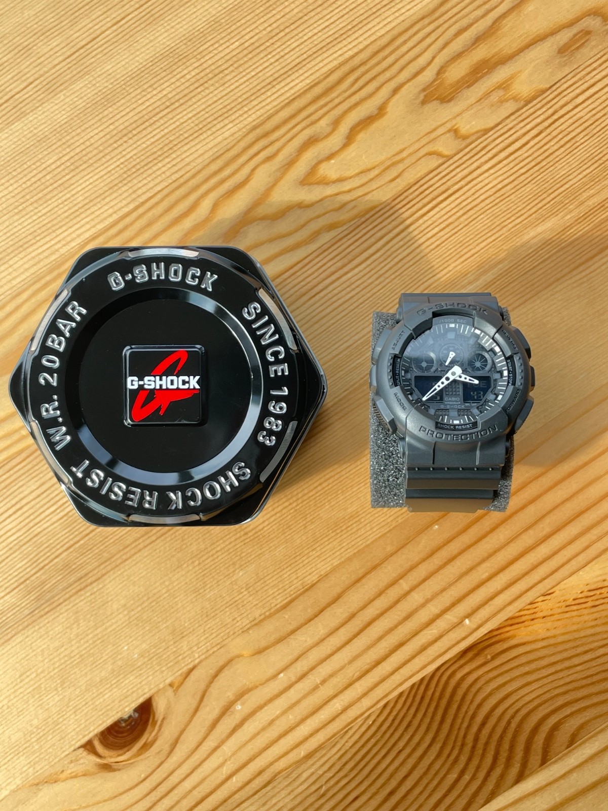 Casio G-Shock Analog Digital GA-100-1A1ER Black Watch Men’s