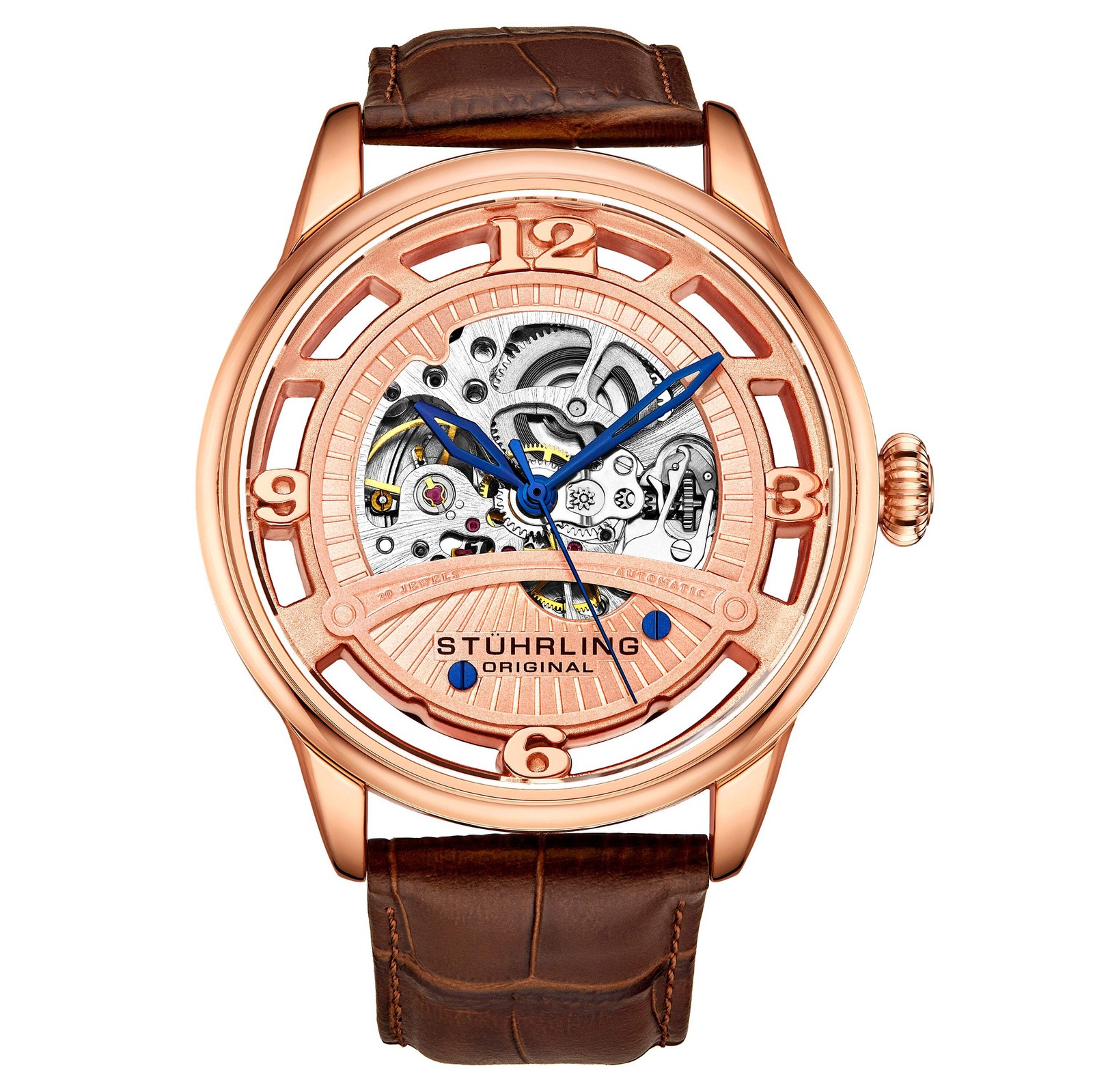 Legacy Brown/Semi-transparent Leather | Semi-transparent Dial Wristwatch 3974.3