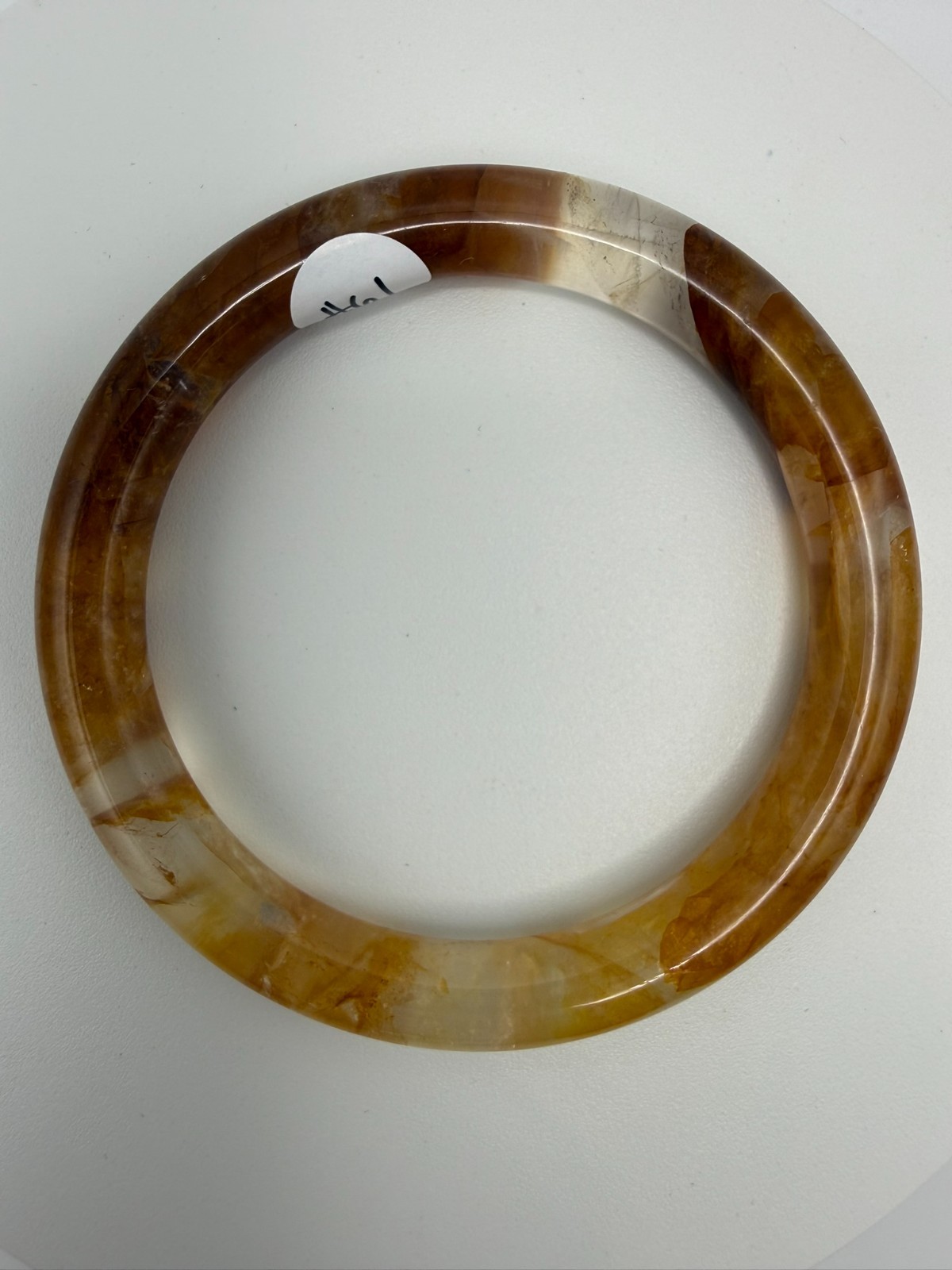 Natural Golden Healer Bangle – Size 61mm – B4-4151