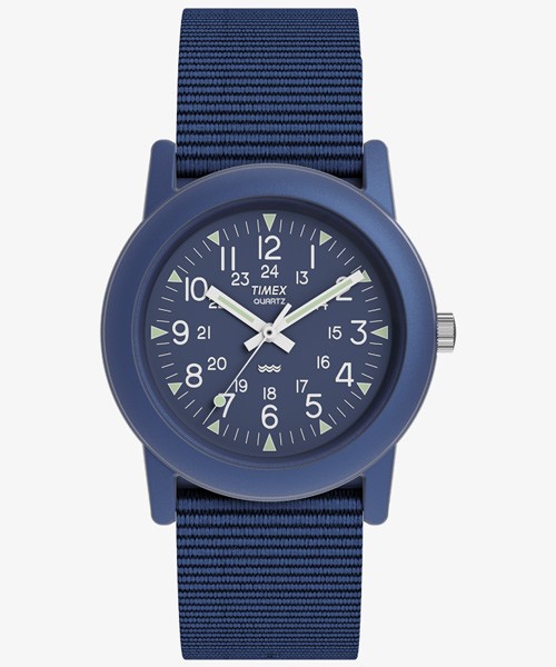 NEW TIMEX Camper 34mm Camper34mm T2N257 Quartz Navy Watch JAPAN 2025
