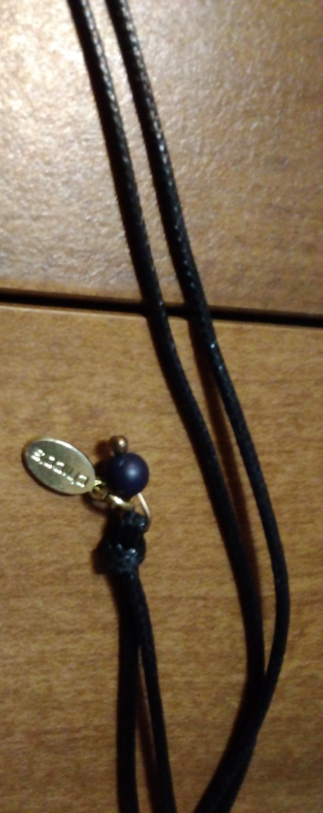 Chico’s LOT Pendant Necklace Cord enamel Leather 2 Diff Length Size Type Adjust