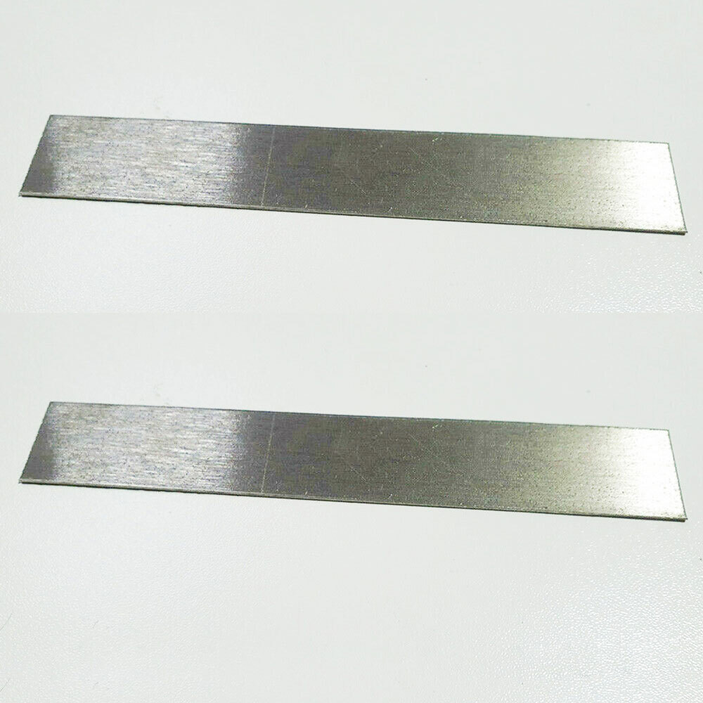 2PCS Pure Nickel Anode 6″ x 1″ Plating Bright Nickel Jewelry Rectifier US ##