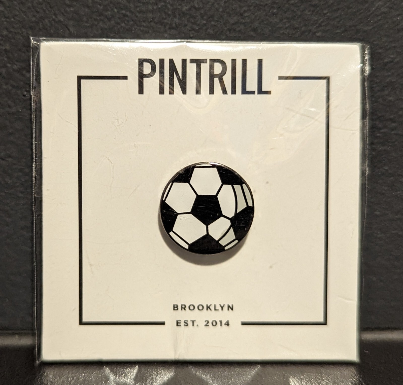 PINTRILL GEOMETRIC PATTERN PIN – BRAND NEW & SEALED