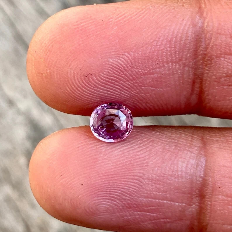Pink Sapphire Oval Cut Gemstone From Srilankan Mines | Loose Oval Pink Sapphire