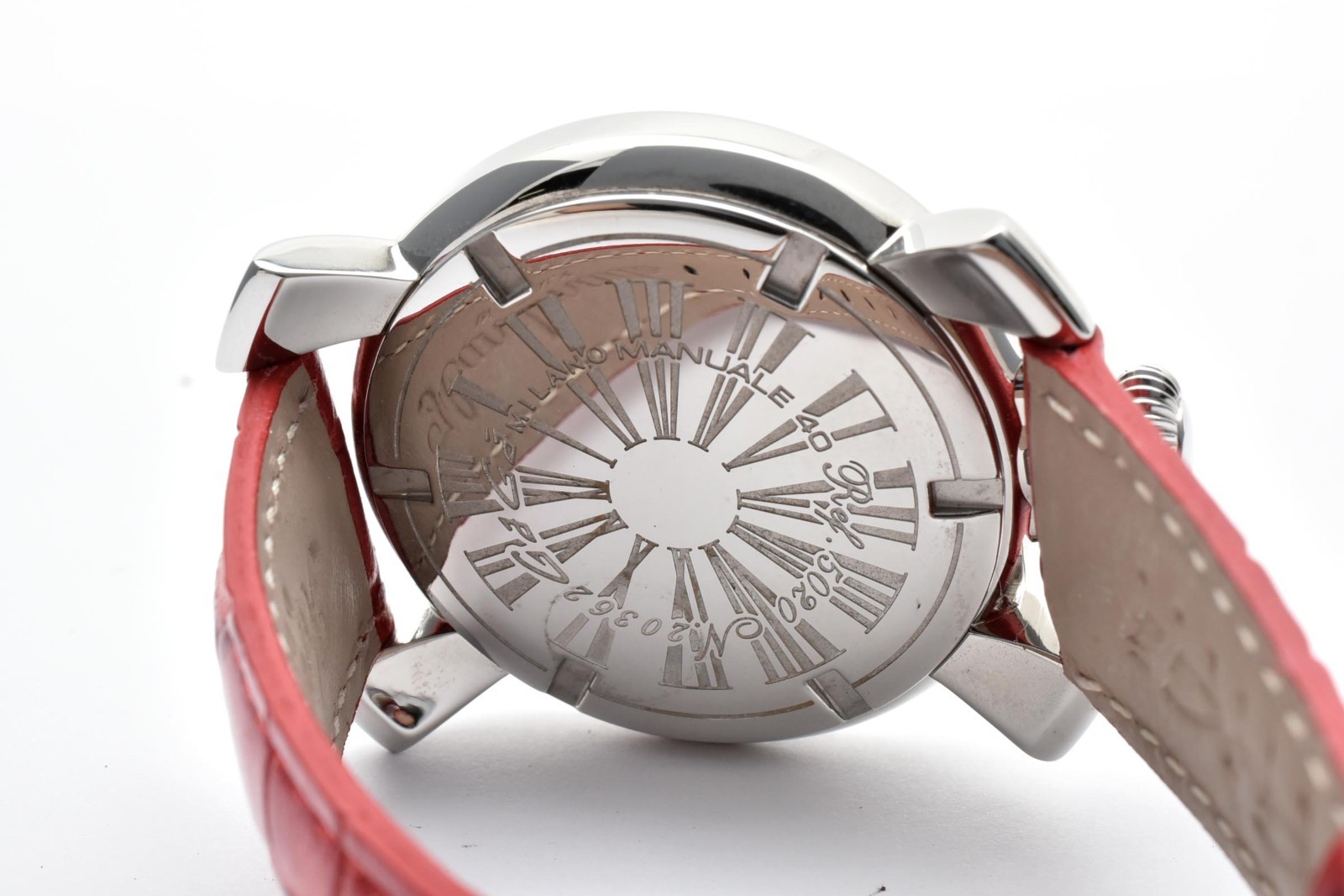 【EXC+4】GaGa MILANO Manuale 40mm 5020.5 Quartz MOP Dial Watch Leather strap Japan