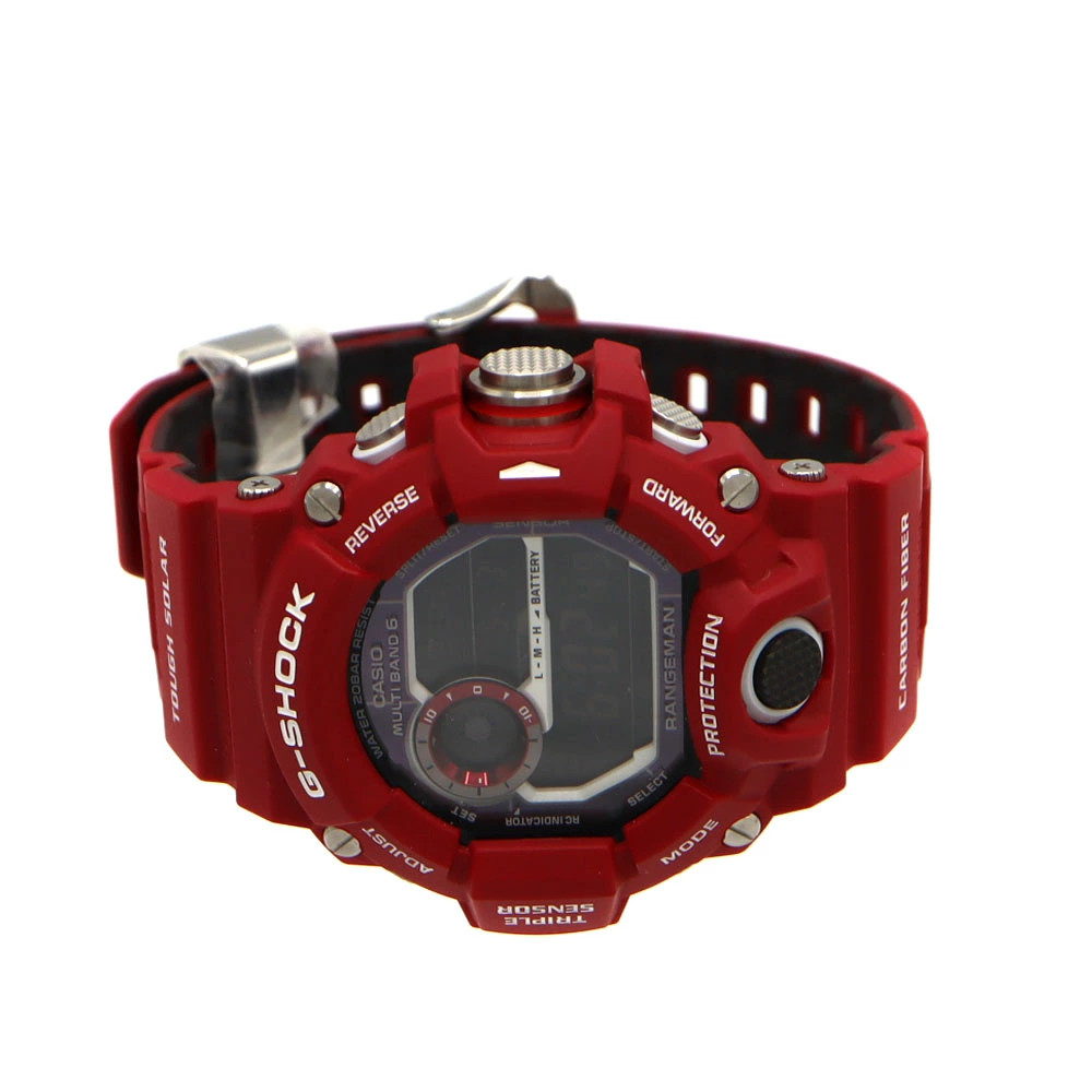 CASIO GW 9400RDJ 4JR G SHOCK Rangeman Men in Rescue Red Men’s Tough Solar Watch