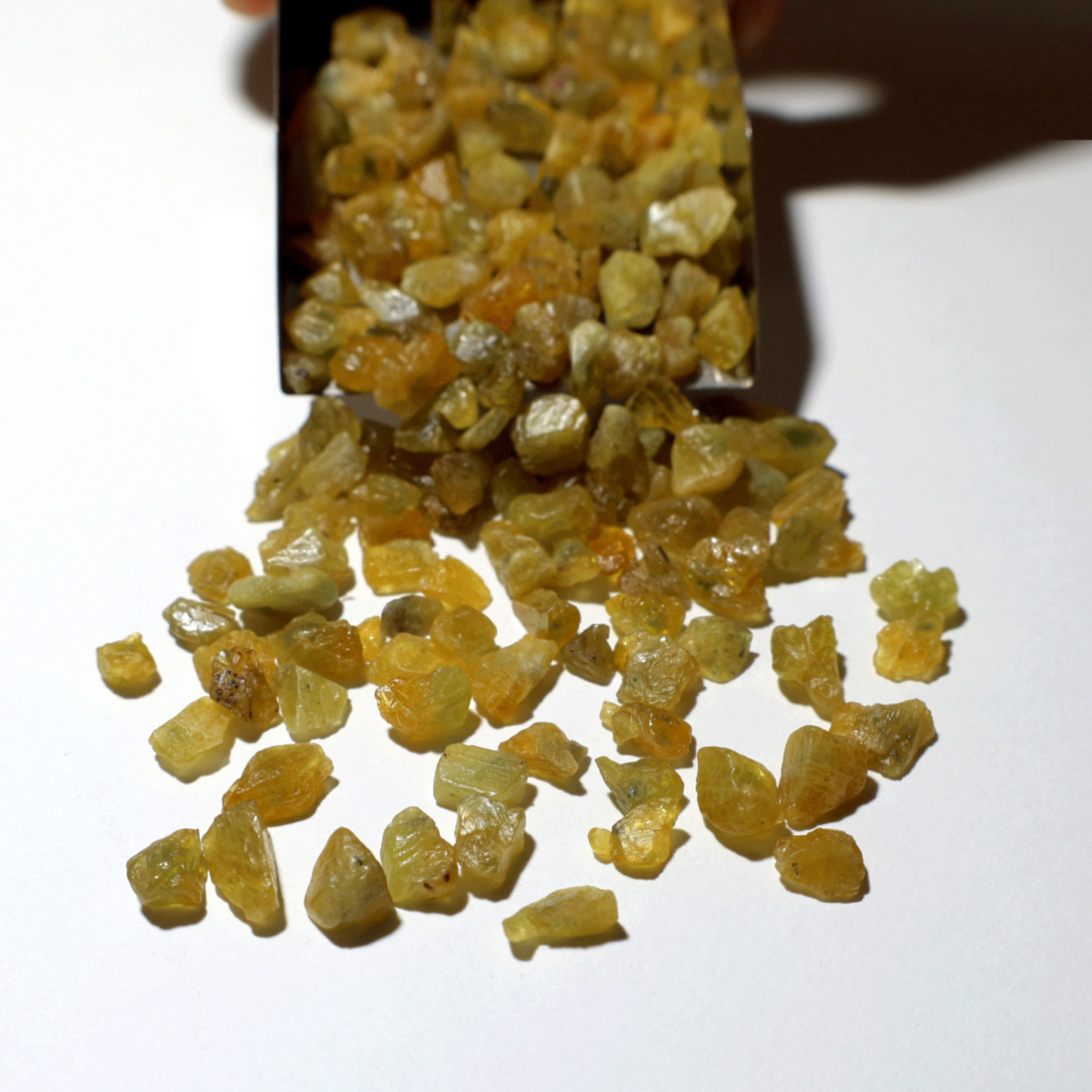 African Gold~ 173 PC Nigerian Yellow Sapphire Untreated 5mm-12mm Rough Gemstones