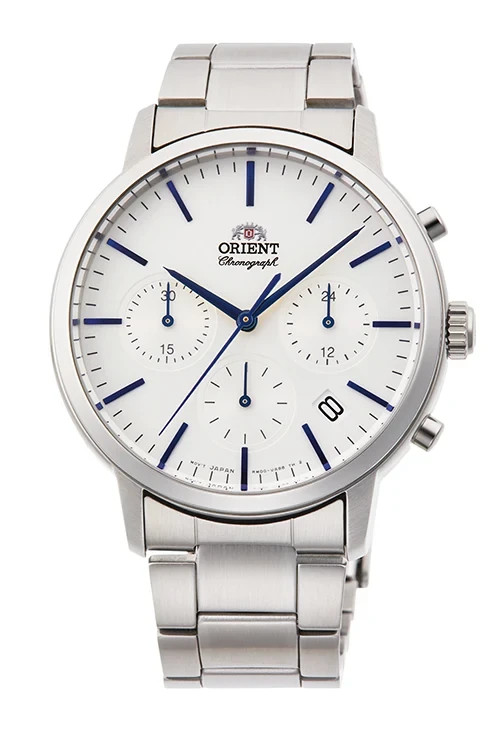 Orient RA-KV0302S Contemporary Quartz Sapphire Glass White Dial Watch JDM