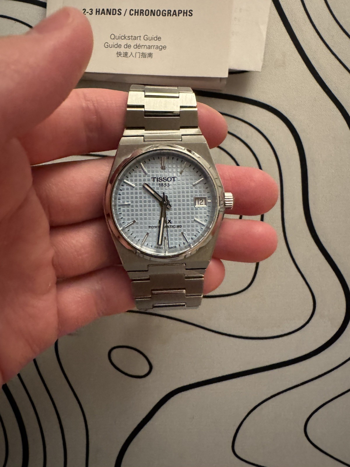 Tissot PRX 35mm Powermatic 80 Ice Blue (T137.207.11.351.00)