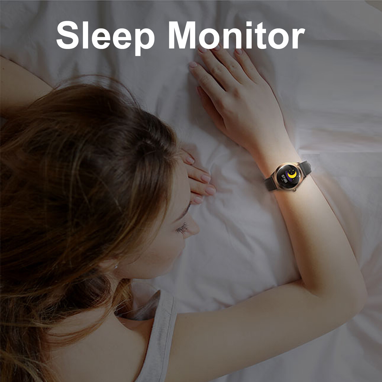 Women Smart Watch Fitness Tracker Sleep Monitor Smartwatch for Android iOS