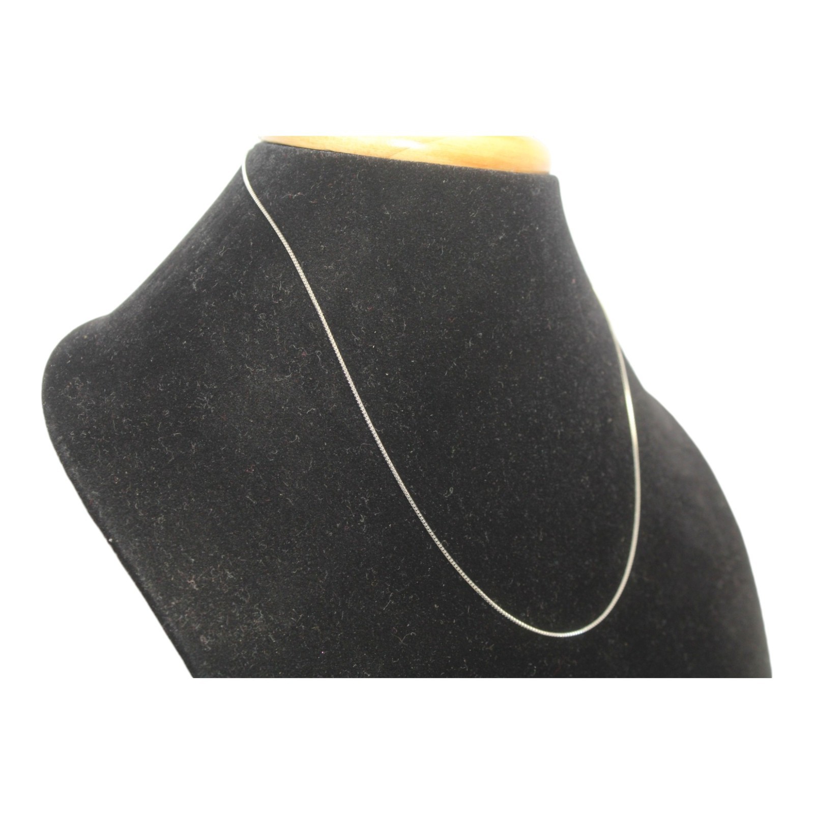 925 Sterling Silver Thin Snake Chain 18.0″ Handmade Single Piece Unisex M0123