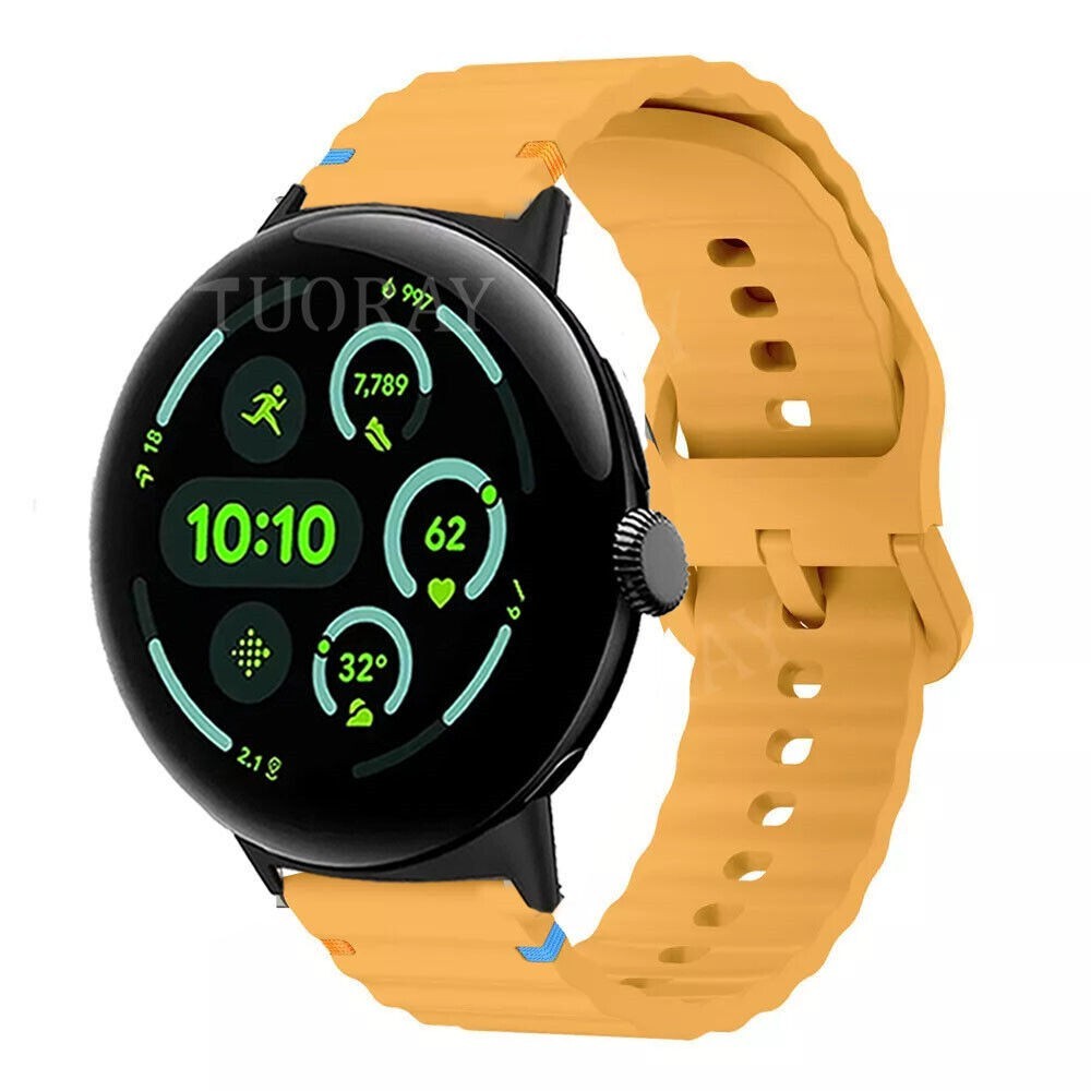 Silicone Sport Watch Band Strap For Google Pixel Watch/Watch 2/Watch 3 41mm 45mm
