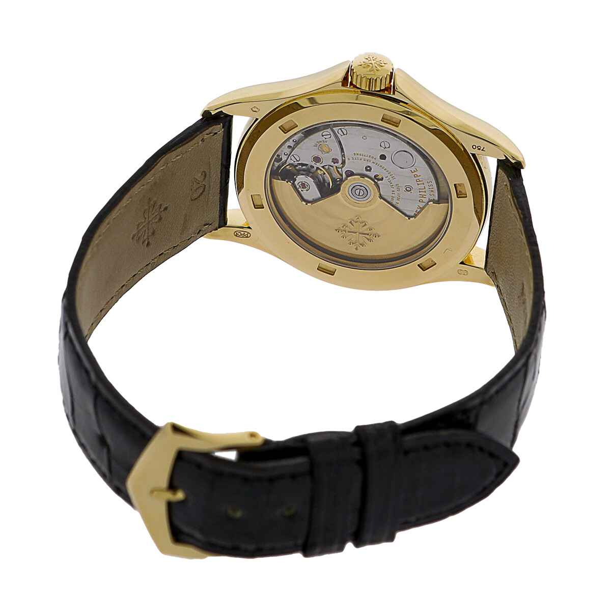PATEK PHILIPPE 18K Yellow Gold 37mm Calatrava 5127J Box Warranty MINTY