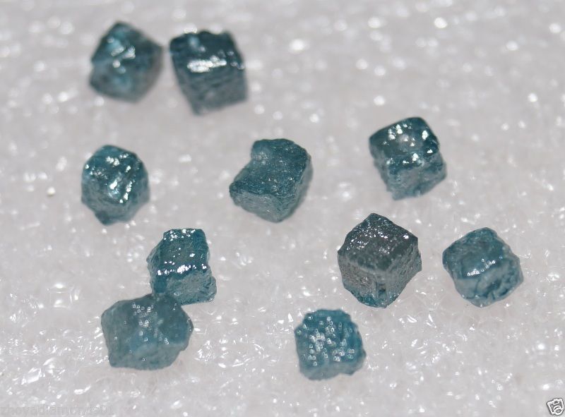 2.50 ct 2-3mm Green Blue Natural Congo Cubes Diamond Raw Uncut Rough Diamond NR3