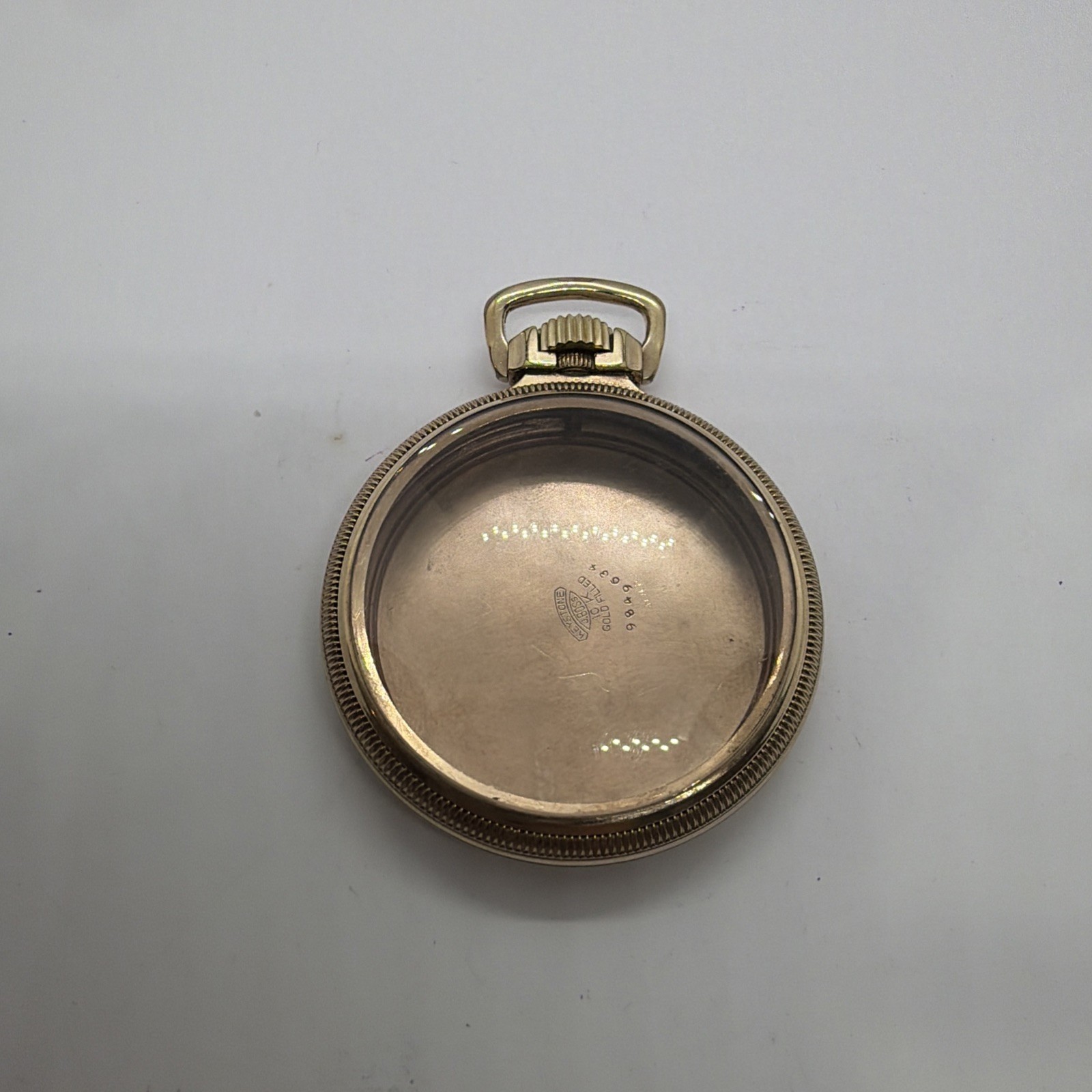 VERY NICE HEAVY KEYSTONE 10K YGF 16s MAINLINER POCKET WATCH RAILROAD CASE
